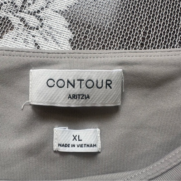 Aritzia Contour Square-neck T-shirt in Grey Sz XL - Picture 4 of 8